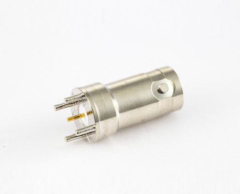 焊接型母頭BNC連接器用于PCB安裝直插孔50ohm