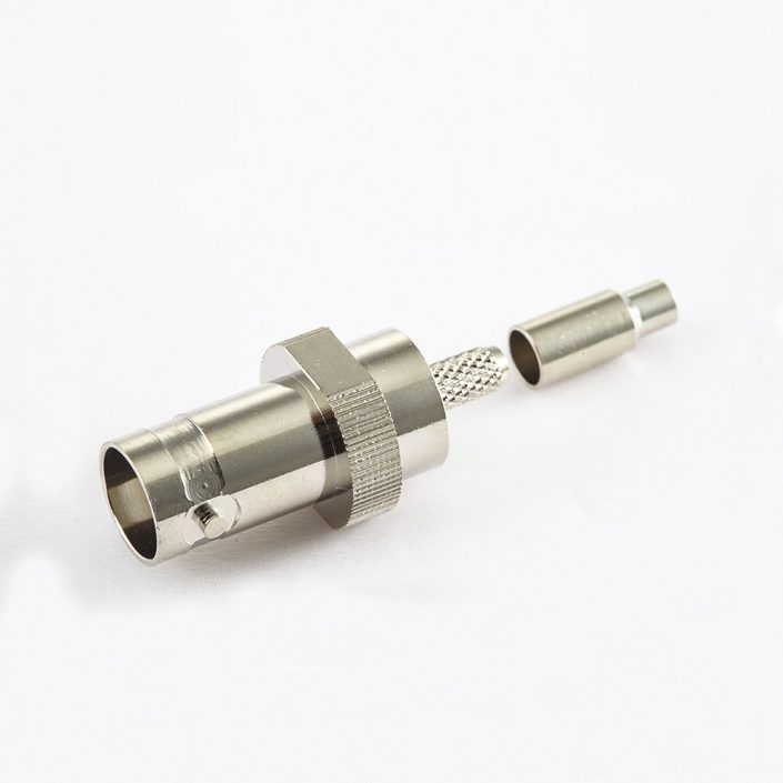EB-001-0527 RG179BNC連接器RG179/1.5C-2V75Ω母頭直式接線壓接