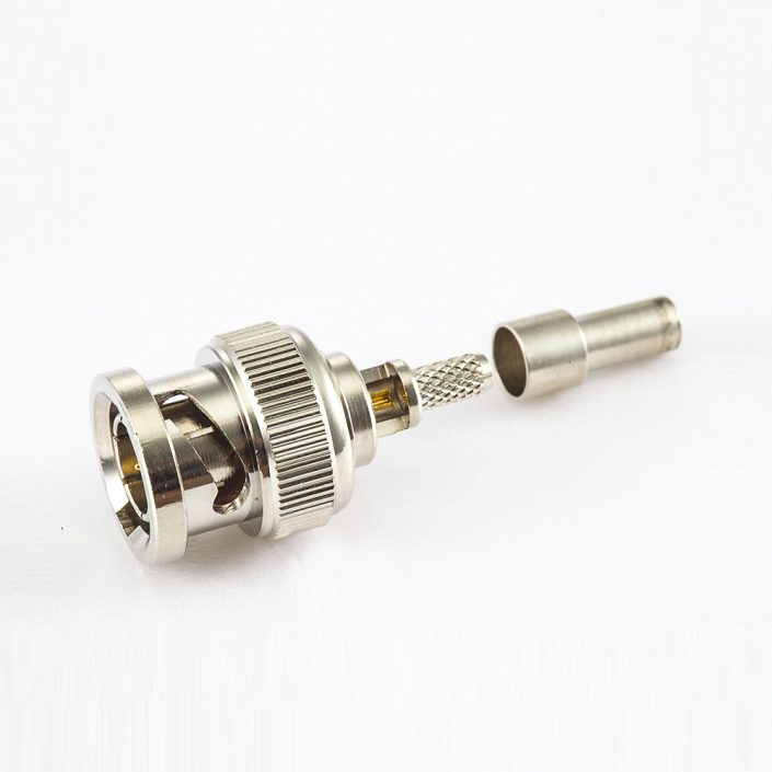 EB-001-0559 SYV75-2接線壓接公頭直式75歐姆BNC連接器