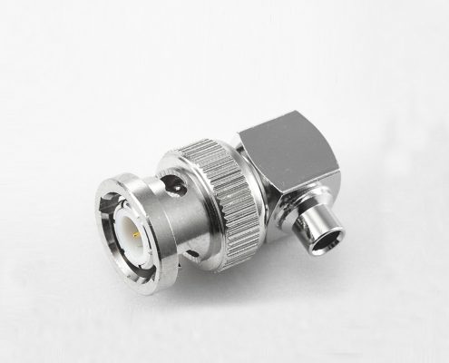 BNC彎式連接器公接線焊接用于半柔/半剛-3