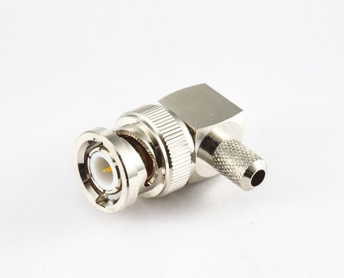 用于RG174/RG316的BNC連接器公頭彎式接線壓接