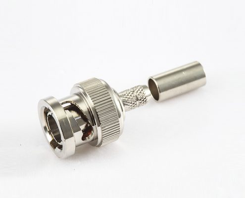 BNC連接器壓接用于SYV75-3接線公頭180度