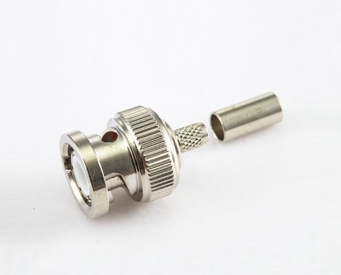 BNC連接器壓接SYV50-2接線公頭直式