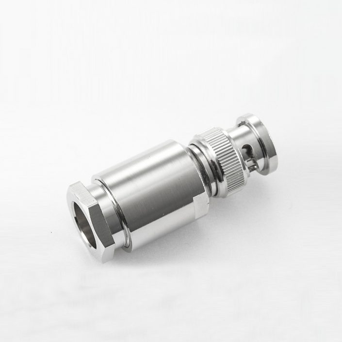 EB-001-0587 BNC連接器用于LMR400公頭直式接線螺母鎖緊用于LMR400/7D-FB