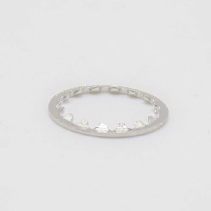 鎖緊螺母墊片鍍鎳F母頭帶齒墊片