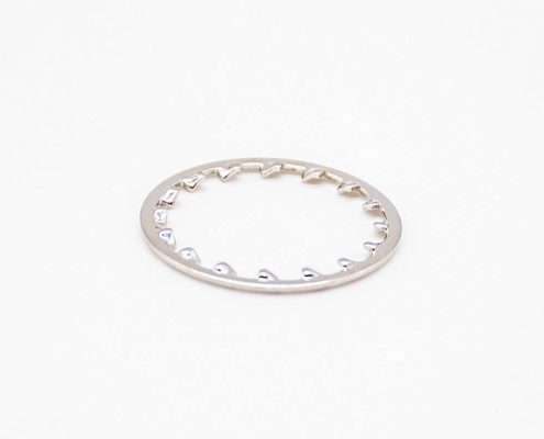 防松螺母墊片N母頭金屬帶齒墊片