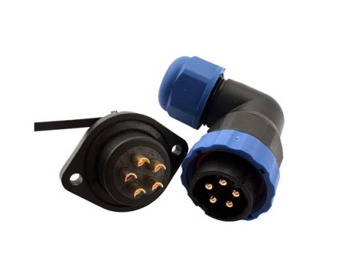 SP21塑料連接器 9芯法蘭座子