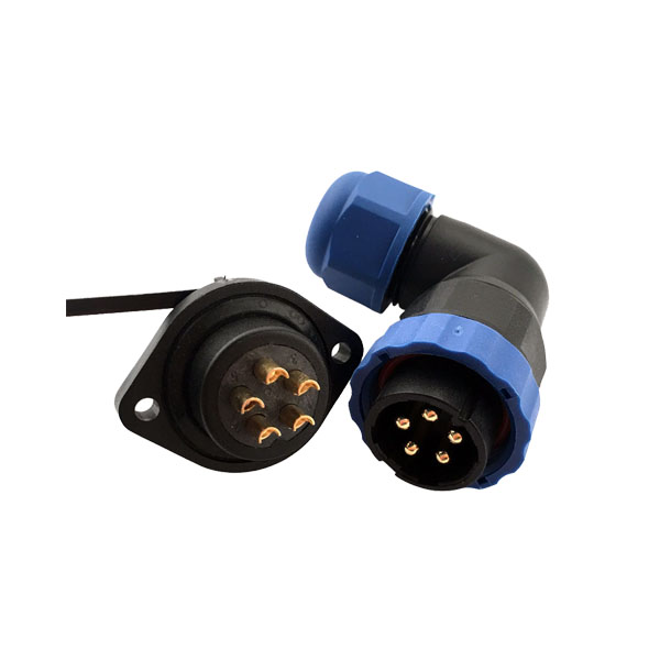 12 SP21塑料連接器 9芯法蘭座子