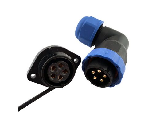 法蘭SP21-10芯防水航空連接器