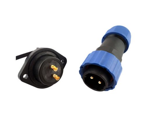 法蘭SP21-4芯防水航空連接器