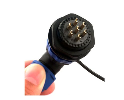 IP68防水航空插頭插座 9芯公插頭母插座SP29