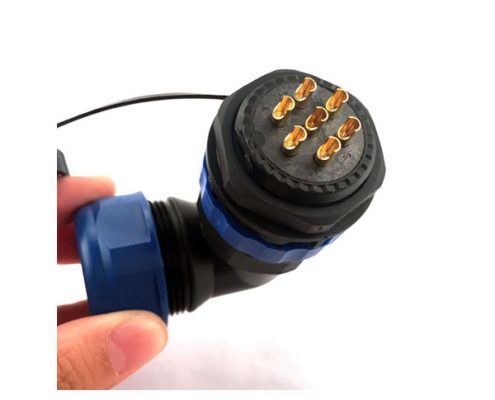 戶外照明防水連接器插頭航空插座SP29 19芯