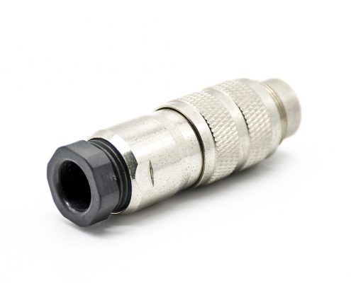 M23防水連接頭6芯母直式焊線連接器