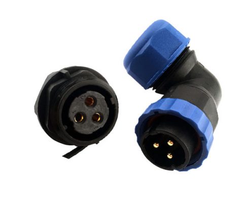 SP21防水航空插頭 3芯 航空接頭塑料