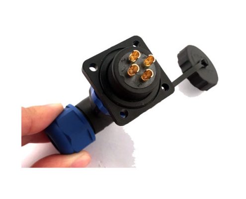 SP2110 9芯 航空插頭 開孔21mm插座 90度插頭