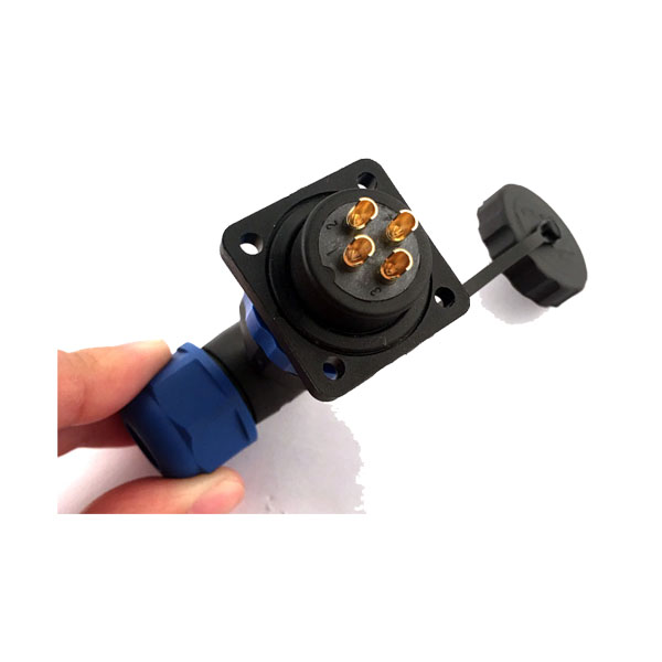 2 SP2110 9芯 航空插頭 開(kāi)孔21mm插座 90度插頭