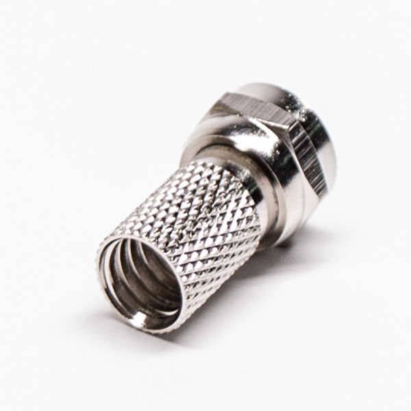 F型連接器公頭插頭射頻同軸連接器焊接接線(xiàn)RG59