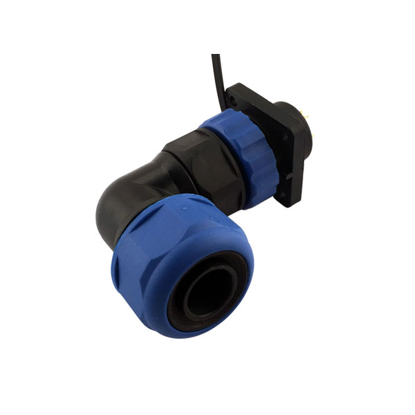 5 14芯防水連接器SP21 4孔法蘭插座