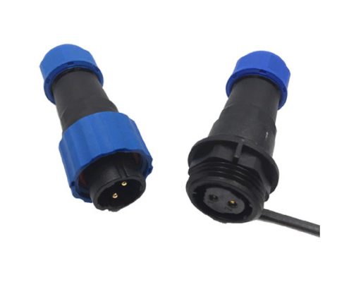 對接防水連接器航空插頭SP21-2芯連接器