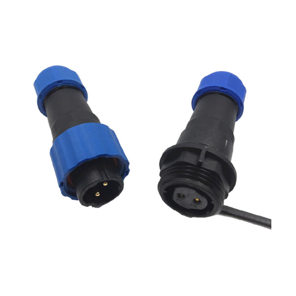 6 對(duì)接防水連接器航空插頭SP21-2芯連接器