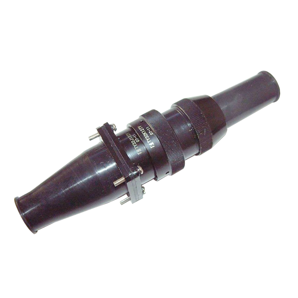 64-1 TY圓形連接器32殼體10芯直式插頭插座4孔法蘭壓接卡口連接公母對接牽引連接器