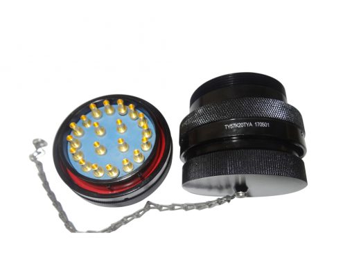 鐵路機車連接器TY系列57殼體20芯壓接式母插頭