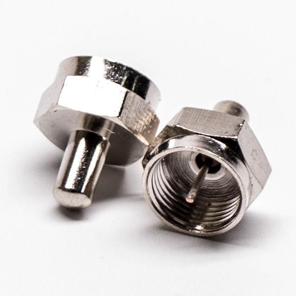 同軸f型接頭公頭RF連接器負(fù)載鍍鎳