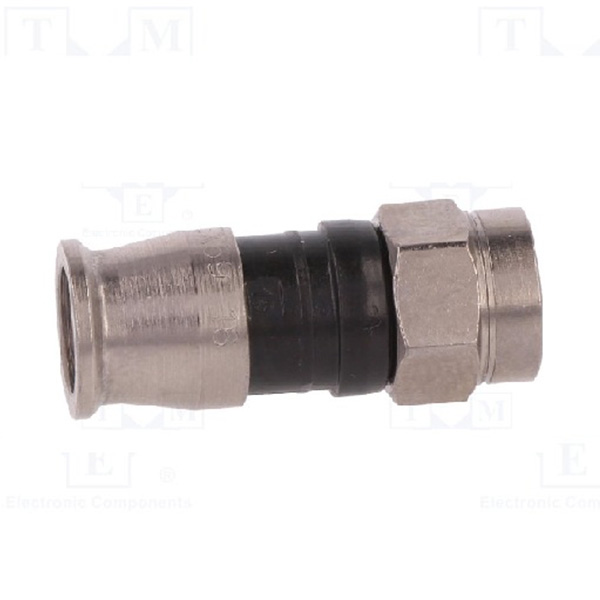 F擠壓RG59同軸線公頭直式