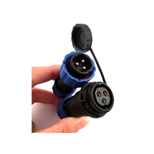 7 防水接頭SP21-3芯 對(duì)接式塑料防水戶(hù)外連接器