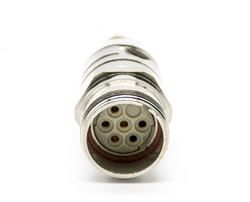 6芯連接器M23直式焊線(xiàn)連接器