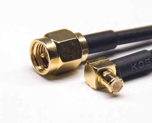 SMA公頭直式轉(zhuǎn)MCX彎式公頭組裝線材接RG316