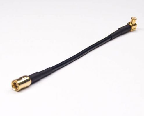 SMB公頭延長線直式轉(zhuǎn)MCX彎式公頭同軸線接RG174