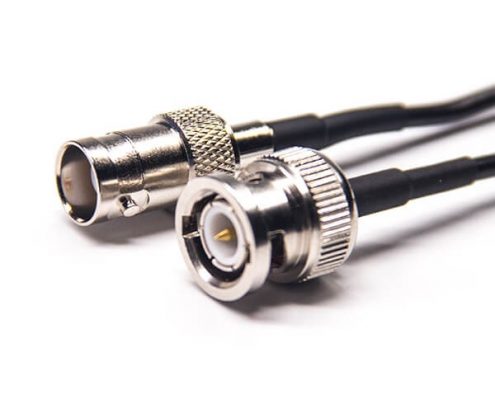 同軸bnc公轉(zhuǎn)母180度電纜組裝接RG174線