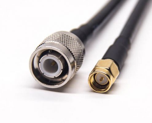 TNC頭直式公頭轉(zhuǎn)SMA直式公頭同軸線纜接RG223 RG58