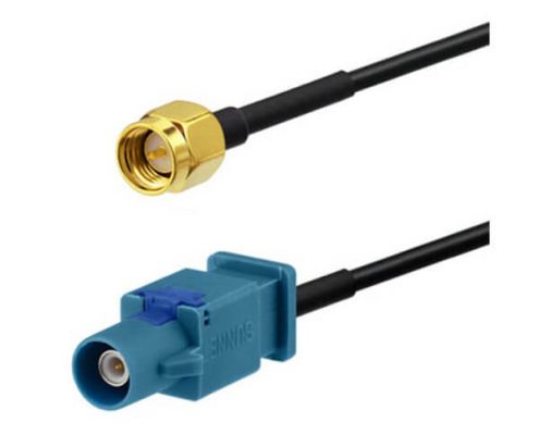 SMA轉(zhuǎn)Fakra Z型直式公轉(zhuǎn)公車(chē)載GPS天線延長(zhǎng)線30厘米