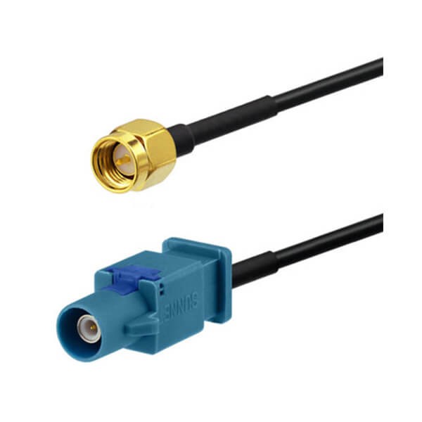 SMA轉(zhuǎn)Fakra Z型直式公轉(zhuǎn)公車載GPS天線延長線30厘米