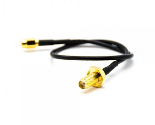 SMA線材公頭轉(zhuǎn)母頭直式接線連接器1米