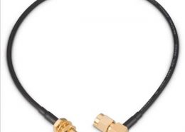 SMA轉(zhuǎn)SMA線材母頭防水穿墻轉(zhuǎn)公頭彎式R174線電纜10CM