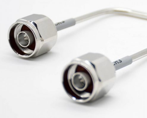 N型接頭接RG402半鋼性公頭直式RF連接器