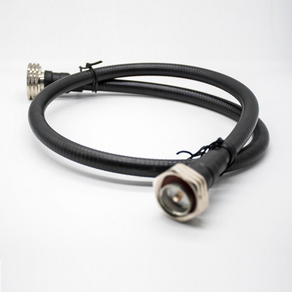 EB-101-0631 標(biāo)準(zhǔn)DIN7/16公頭轉(zhuǎn)公頭直式同軸線材接1/2線長1M