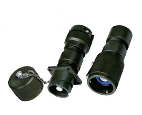 牽引連接器YGC直式1芯卡口連接壓接式IP67公母對(duì)接帶防塵蓋鐵路機(jī)車連接器