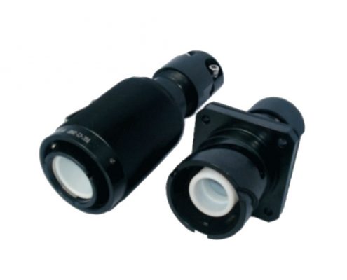 卡口圓形連接器1芯IP67直式公母對接200A壓接式Y(jié)GC牽引連接器