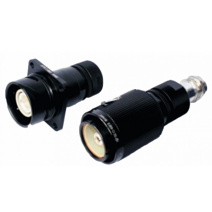 EB-418-1021 防水圓形連接器1芯直式IP67卡口連接壓接式850A公母對接YGC牽引電連接器