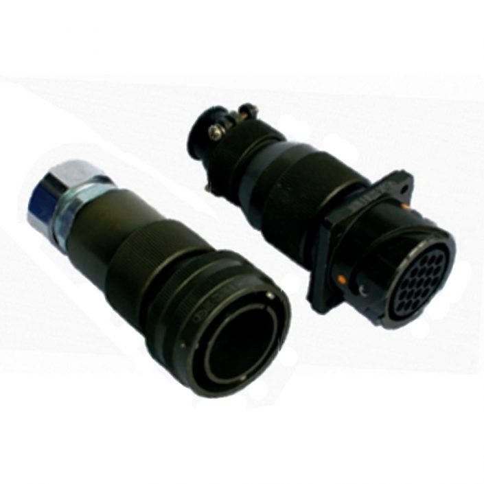 EB-418-1027 電連接器YGC系列22殼體19芯母插頭&公插座卡口連接直式