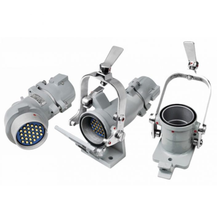 JL連接器彎式27芯89殼壓接插頭插座公母對(duì)接牽引連接器