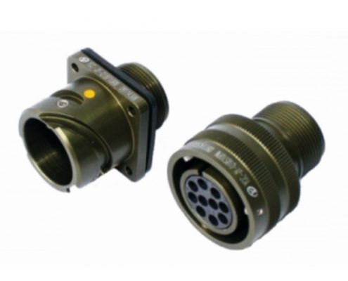 圓形連接器4孔法蘭JY18殼10芯直式卡口連接插頭插座公母對(duì)接牽引連接器