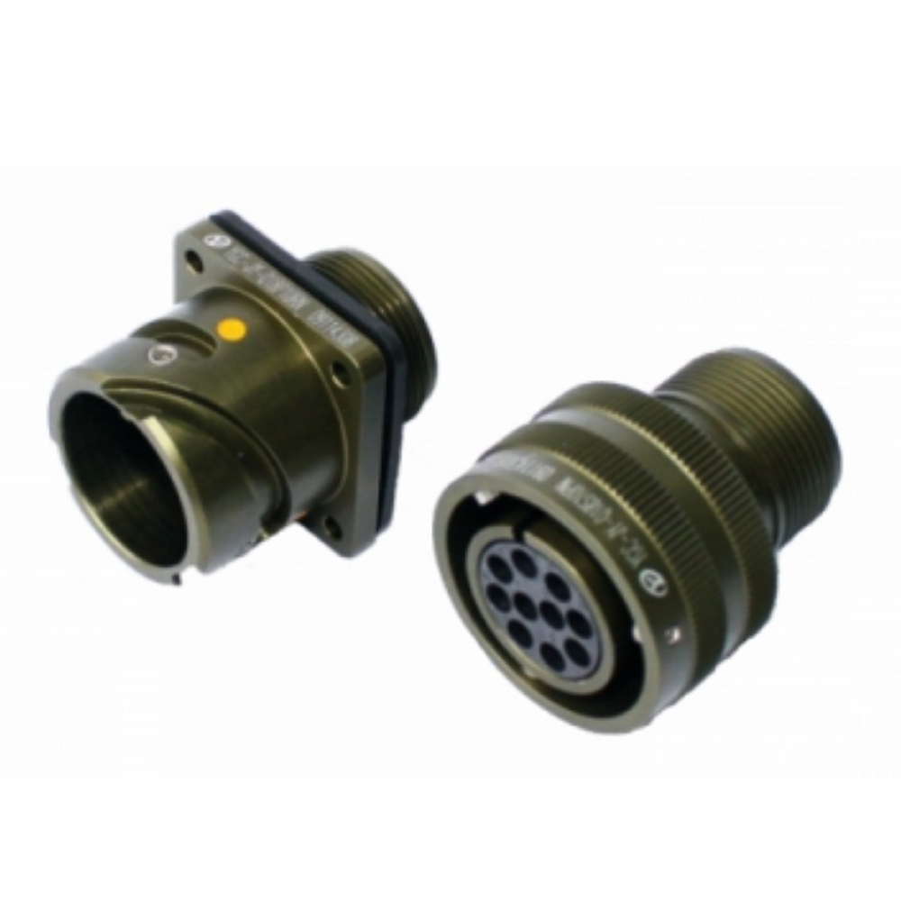 EB-418-6001 圓形連接器4孔法蘭JY18殼10芯直式卡口連接插頭插座公母對(duì)接牽引連接器