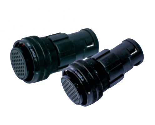 電連接器JL系列母插頭28殼37芯直式接線卡口連接