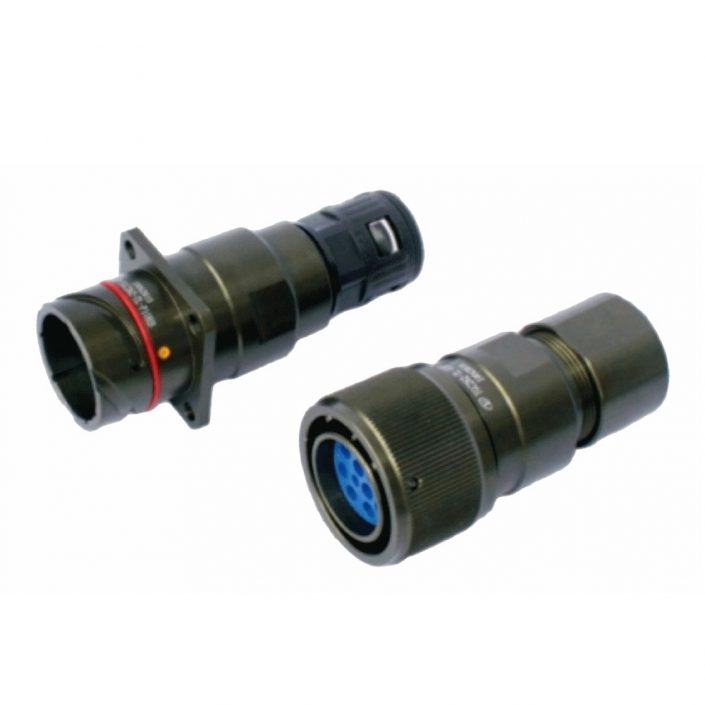 10芯圓形連接器TL系列直式插頭插座4孔法蘭公母對接卡口連接