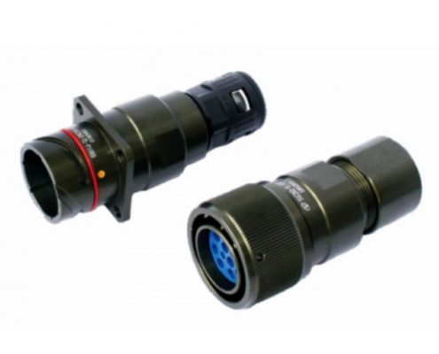 TL系列12芯插頭插座公母對接4孔法蘭直式卡口連接牽引連接器